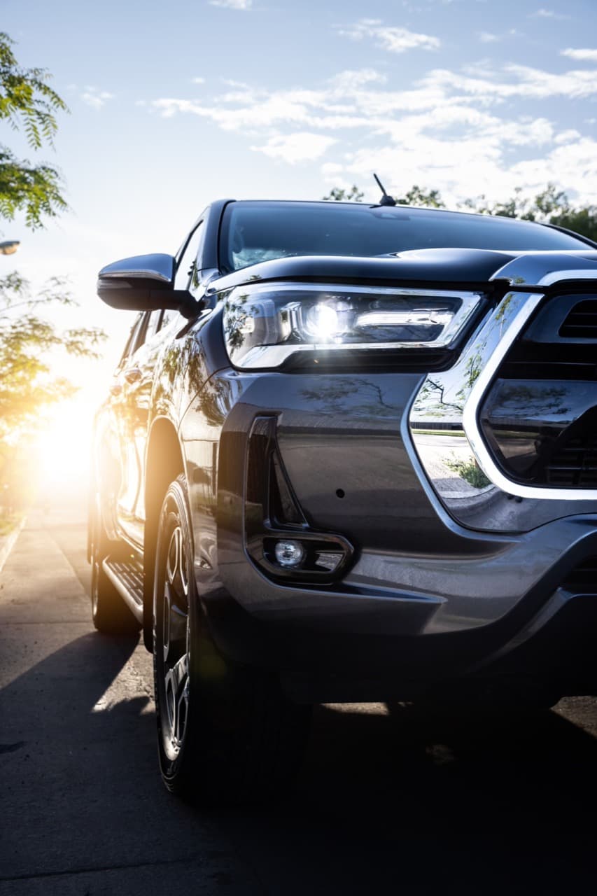 Toyota Hilux en carretera